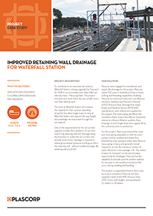 Plascorp UPVC Pressure Pipe Drainage at Waterfall Station Case Study Thumbnail Image